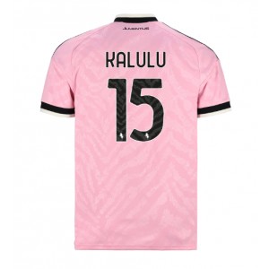 Juventus Pierre Kalulu #15 Jalkapallovaatteet Vieraspaita 2026-27 Lyhythihainen